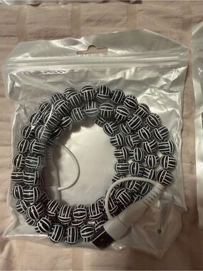 Volleyball beaded 4 in one charger